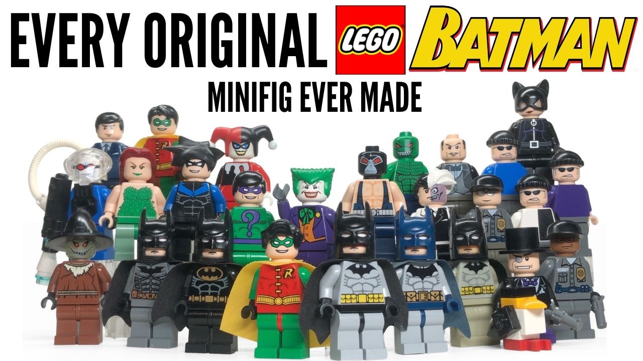 ВСЕ оригинальные минифигурки Бэтмена LEGO, когда-либо выпущенные (2006–2008 гг.)