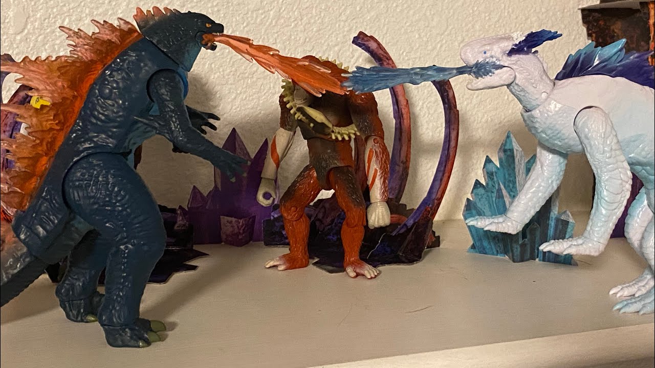 Unboxing and reviewing Godzilla X Kong monster verse figures!🔥
