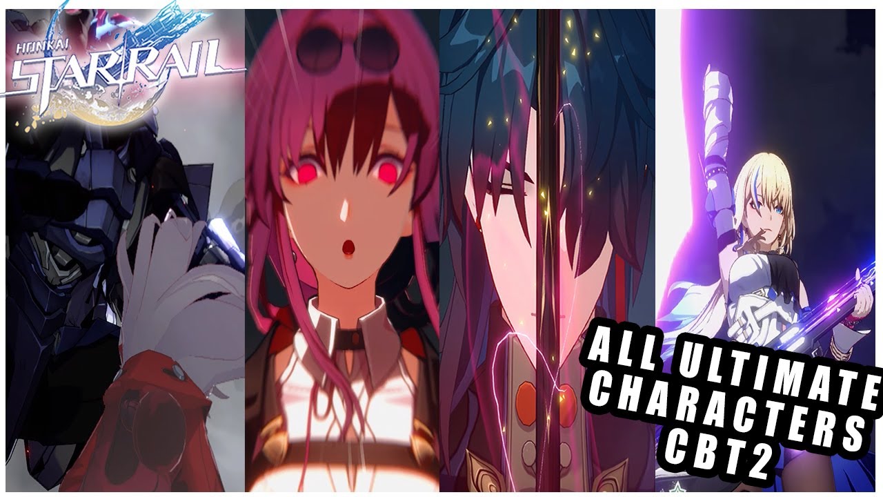 Honkai Star Rail  All Ultimate Characters - VA JP (CBT2)