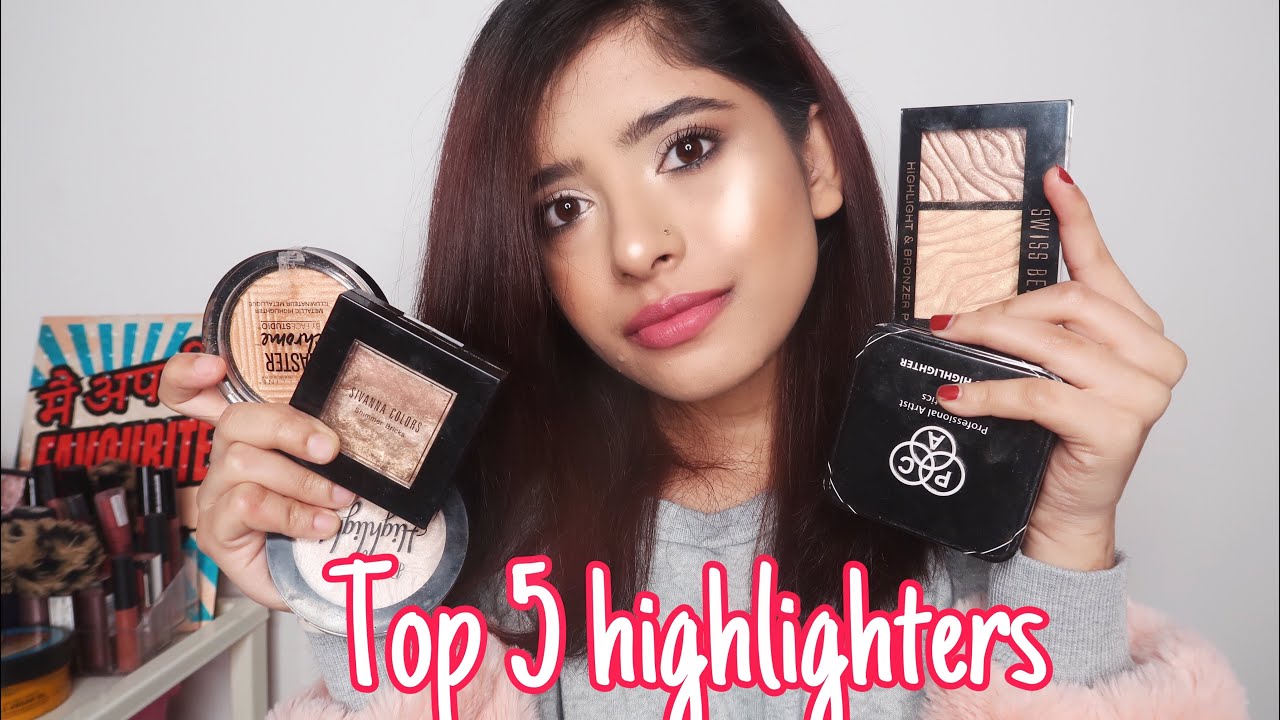 TOP 5 AFFORDABLE HIGHLIGHTERS Rs250 to Rs1000 | Anindita Chakravarty