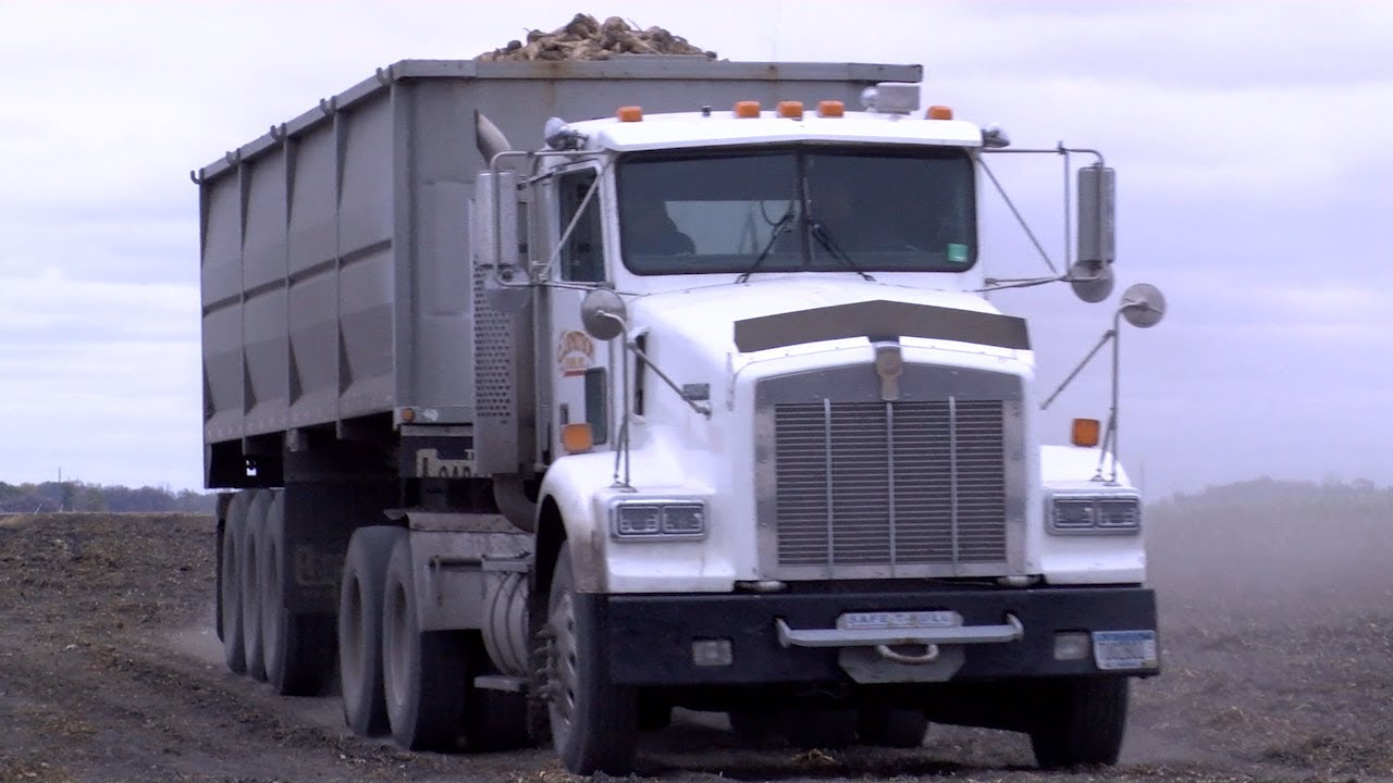 Sugarbeet Harvest Truck Drivers Work Around the Clock