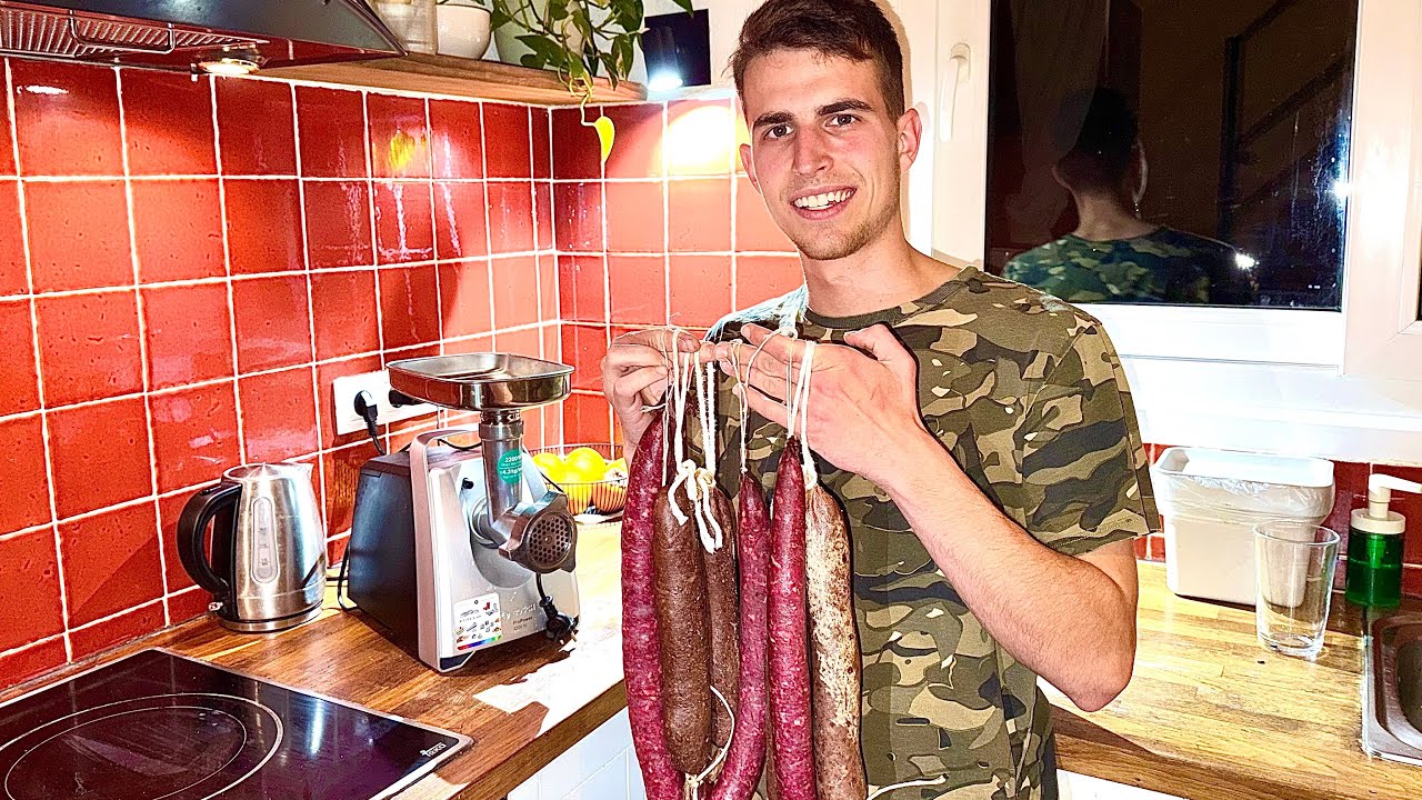 Hacemos embutido de carne de Ciervo desde cero!