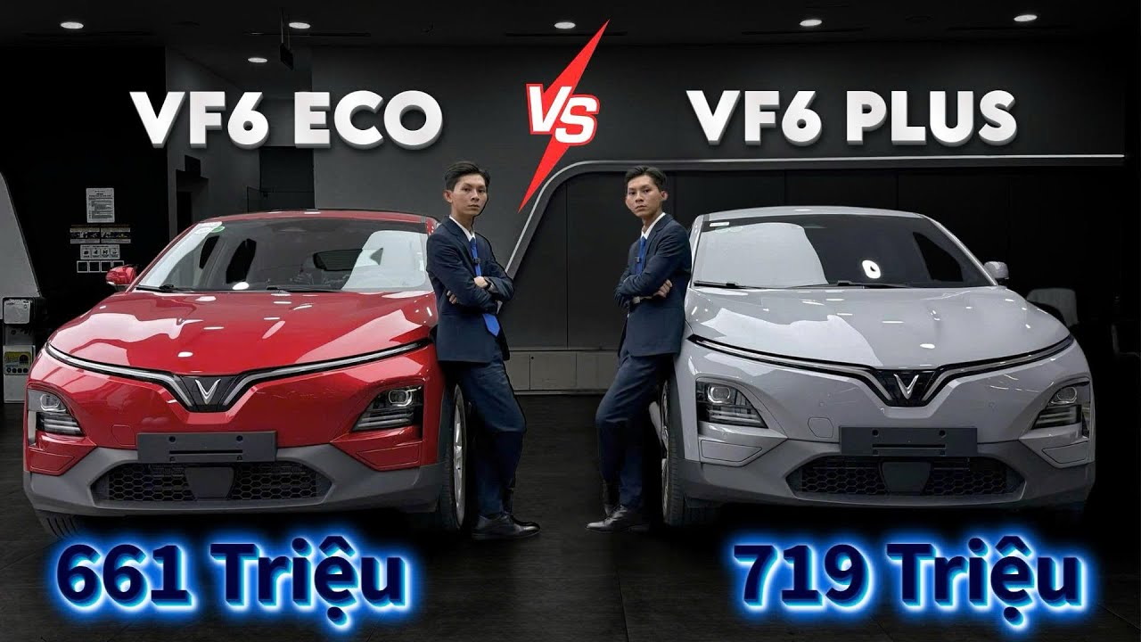 So sánh chi tiết VF6 ECO và VF6 PLUS | Khuyến mãi hơn 45 Triệu|Trả trước chỉ 140 Triệu #VF6 #vinfast