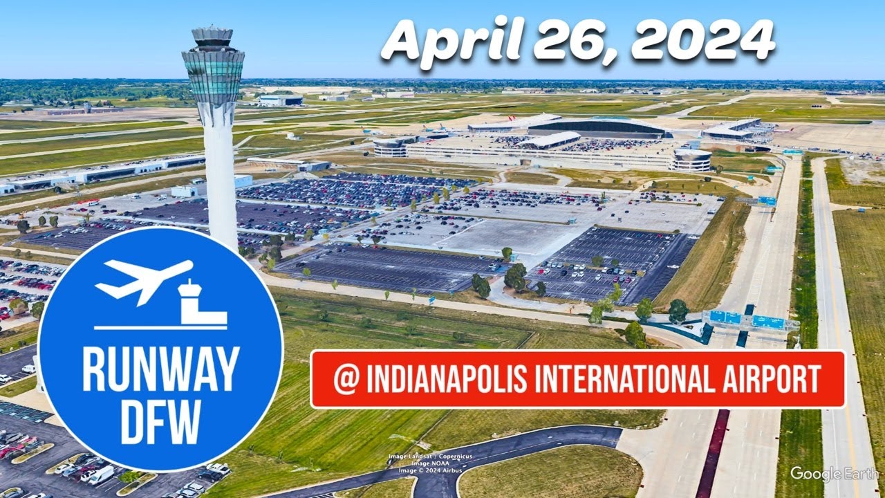 🔴 LIVE Indianapolis Airport plane spotting ✈️ April 26, 2024 @ 2 pm ET