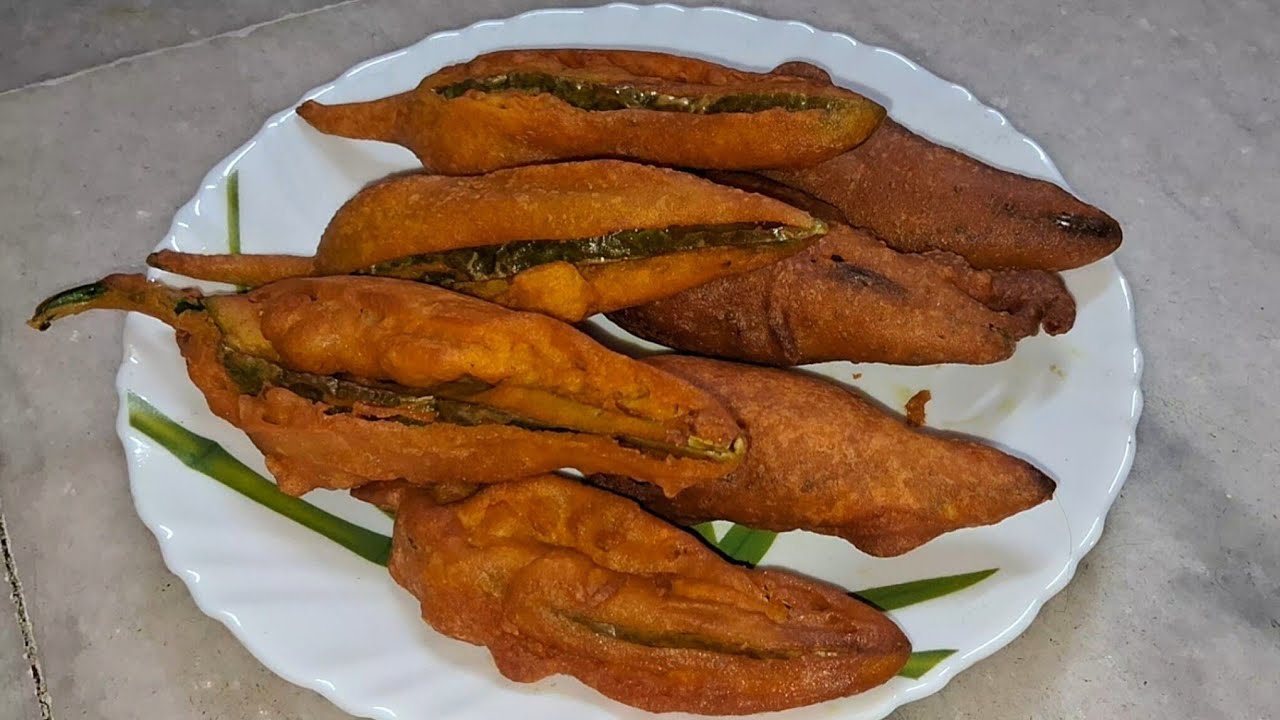 Shimla mirch pokora 😋❤️ #recipe #cooking #food #shimlamirch #pakora 