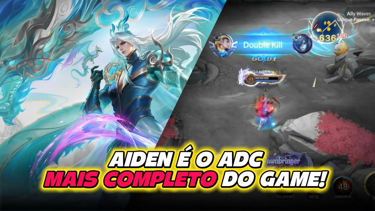 《Heroes Evolved》 Aiden Full Gameplay & New Skin – 12/0/8 KDA | S37 Ranked
