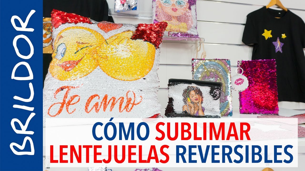 Cómo SUBLIMAR LENTEJUELAS reversibles