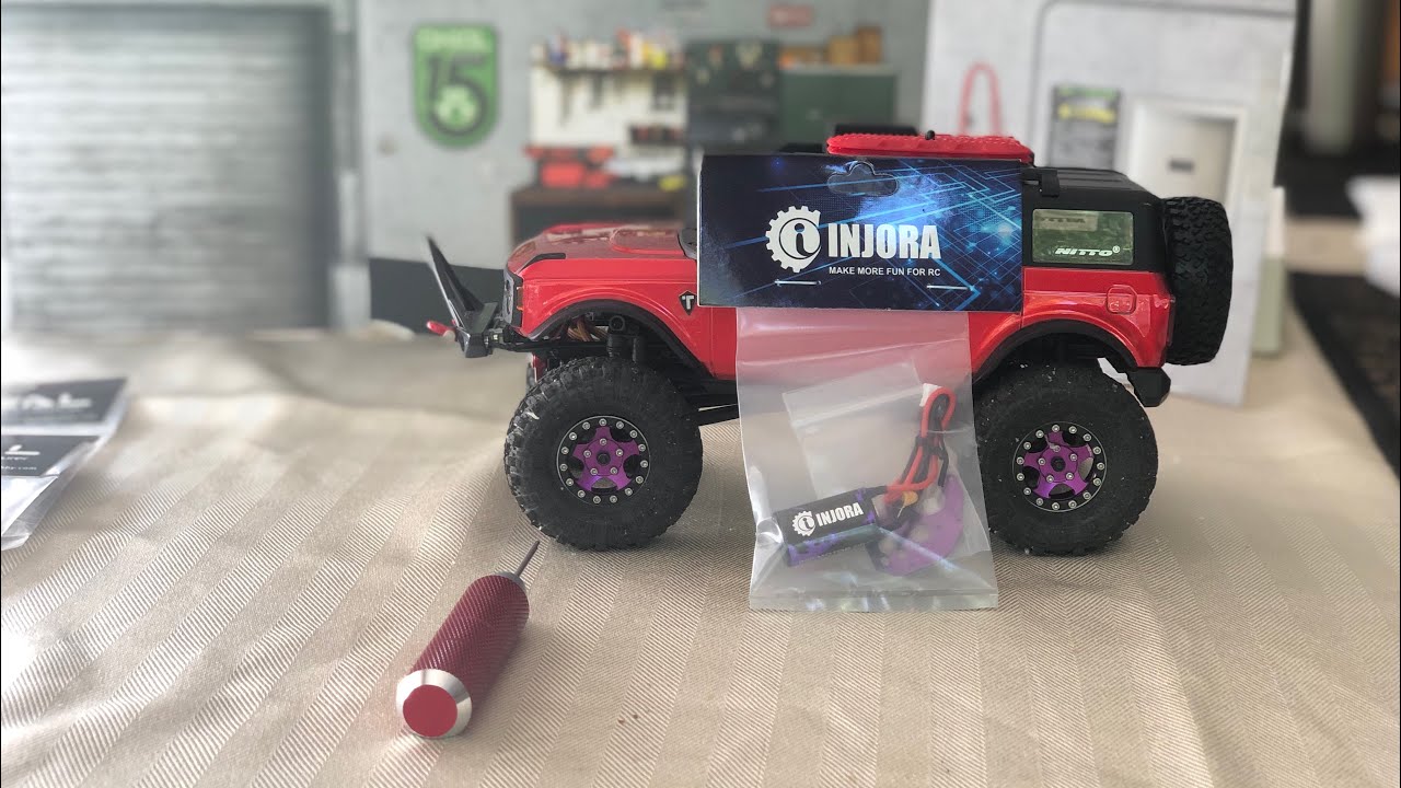 SCX24 Bronco Injora 50T Pro High Torque Motor Install