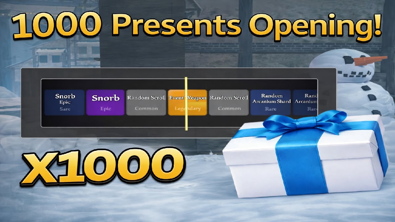 Opening 1000 Presents in Arcane Lineage