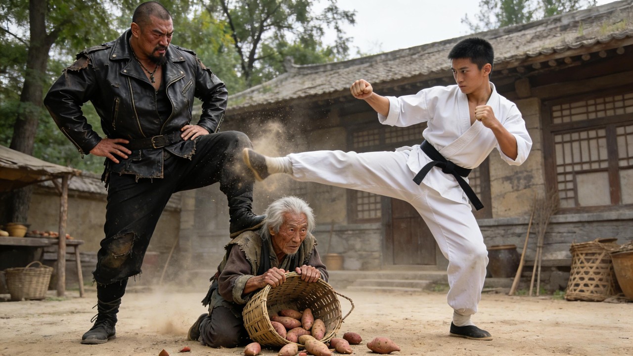 窮苦百姓被惡霸欺辱，功夫小子忍到極限，一拳下去暴打惡徒！# Kung Fu # 中國功夫 # 動作片# 馬永貞之爭霸上海灘