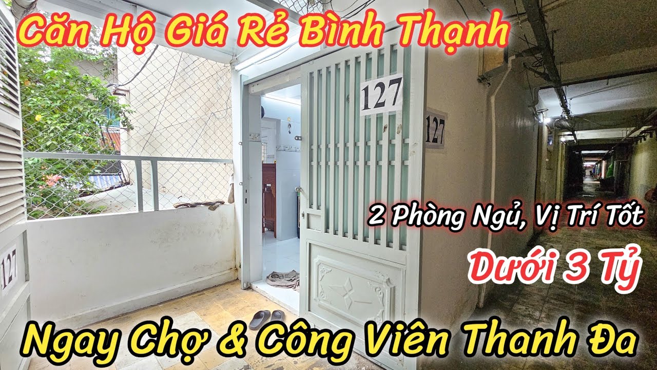 Bán Gấp Căn Hộ Lầu 1 Chợ Thanh Đa, Quận Bình Thạnh | Nhỉnh 2 Tỷ Có Vị Trí Tiện Lợi