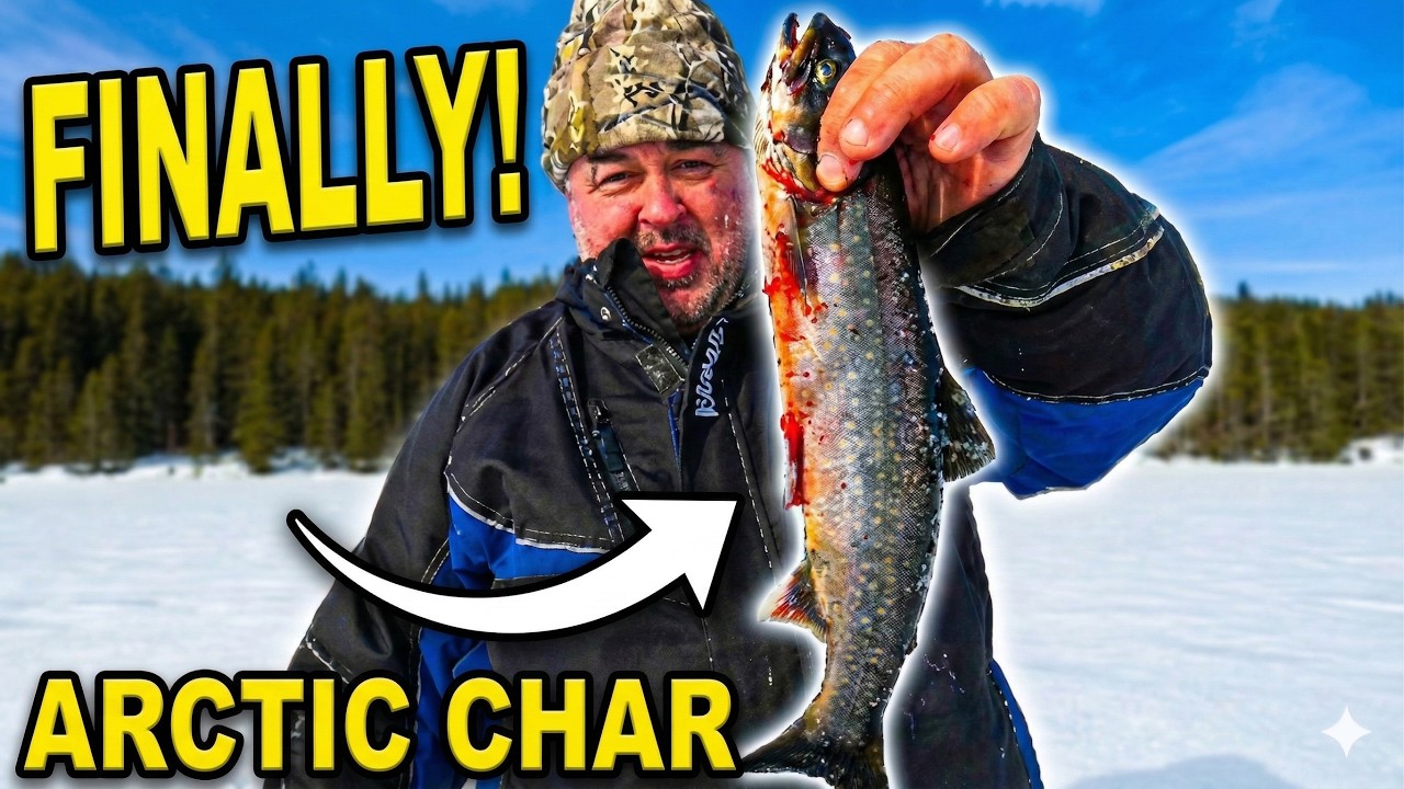 Ice Fishing Catch & Cook: Arctic Char on a DIY Can Stove