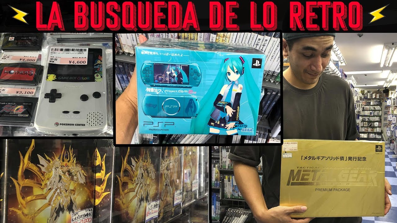 LA MEJOR TIENDA DE VIDEOJUEGOS EN JAPON? | FIGURAS SAINT SEIYA | PSP HATSUNE - GBA sp - GBC - RETRO