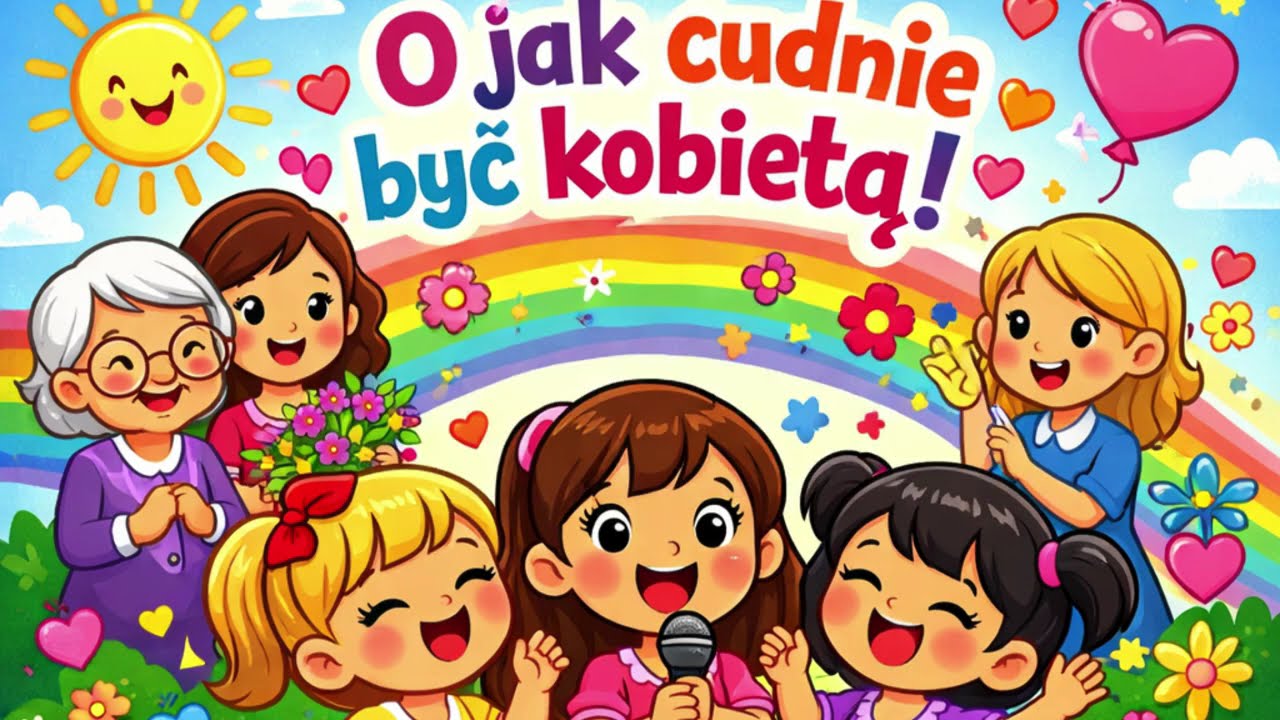 🎵 „Mała Pani, Duża Pani” – radosna piosenka na Dzień Kobiet dla przedszkolaków! 🌸piosenka dla dzieci