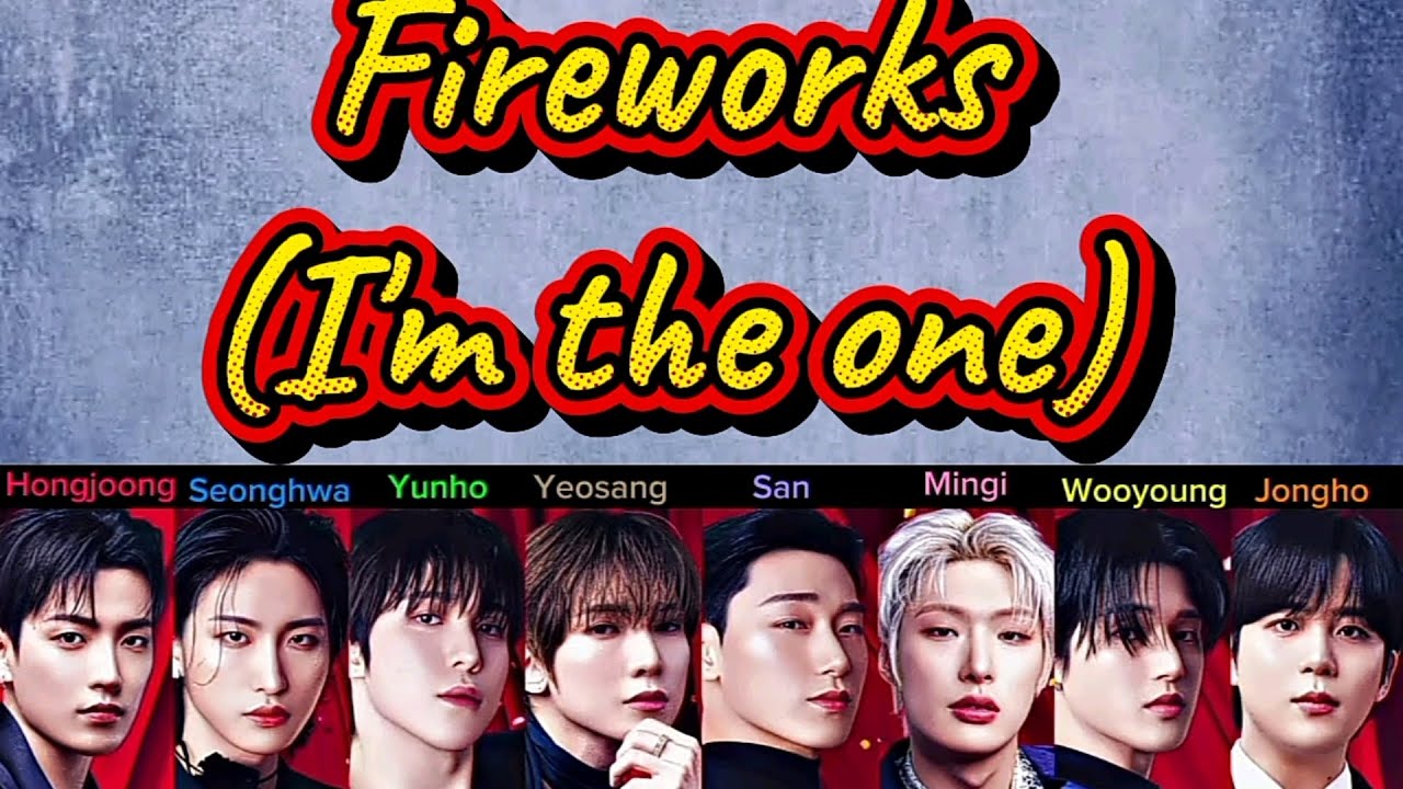Fireworks (I'm the one) - ATEEZ | Nightcore (switching vocals + lyrics)