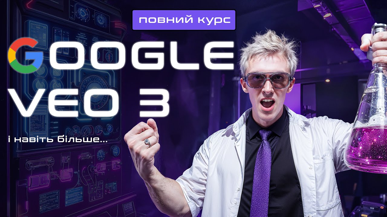Google Veo 3: Ультимативний гайд. Безкоштовний 2-годинний курс