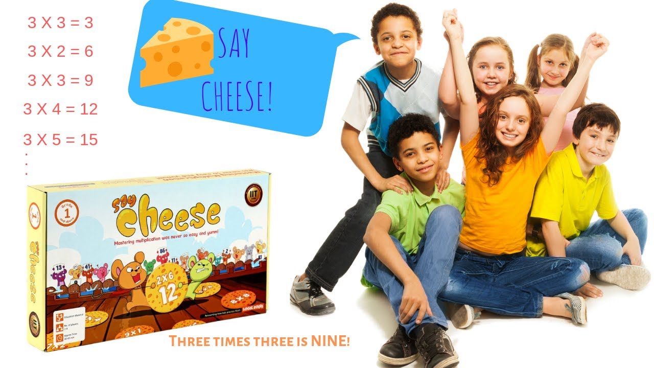 How to play Say Cheese Multiplication Math Game for kids