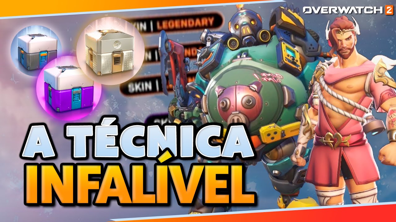 9 LEND&Aacute;RIAS &Eacute; UM RECORDE! Abrindo +40 CAIXINHAS no Overwatch 2!