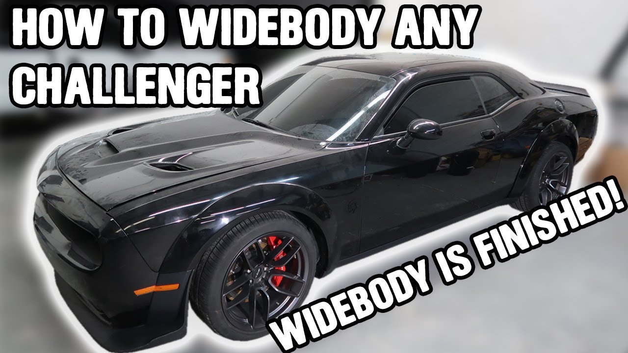 I INSTALLED A OEM DEMON WIDE BODY ON MY CHALLENGER!
