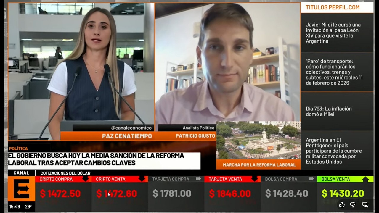 Patricio Giusto en Canal E: 