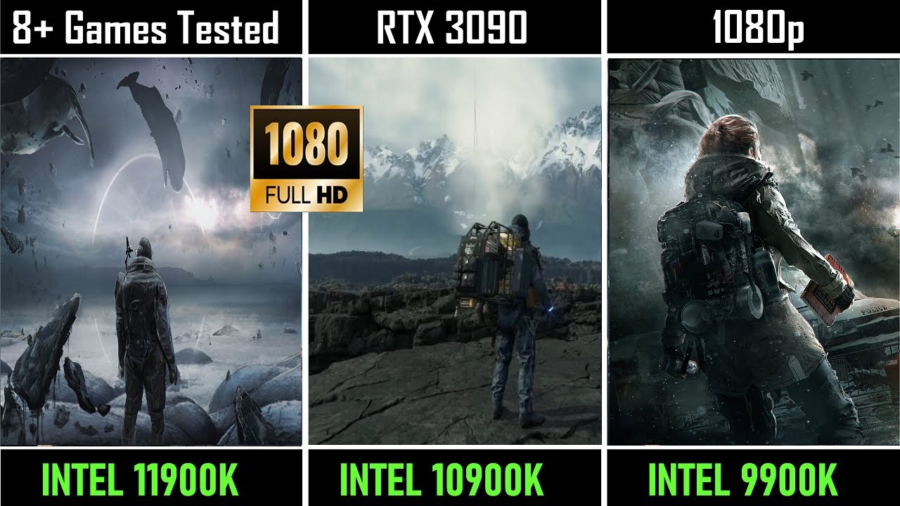 Intel i9 11900k vs 10900k vs 9900k Gaming Intel 9th 10th 11th GEN