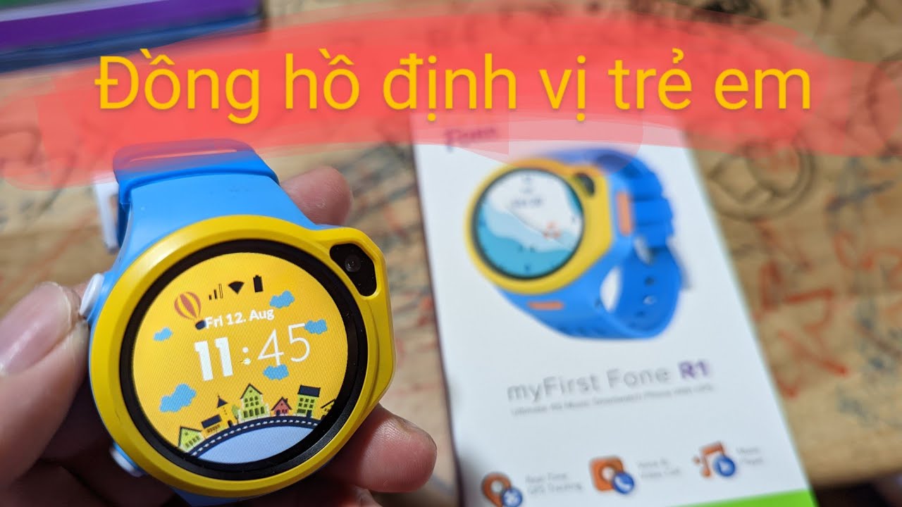 Đồng hồ định vị trẻ em có thể nghe gọi video myFirst Fone