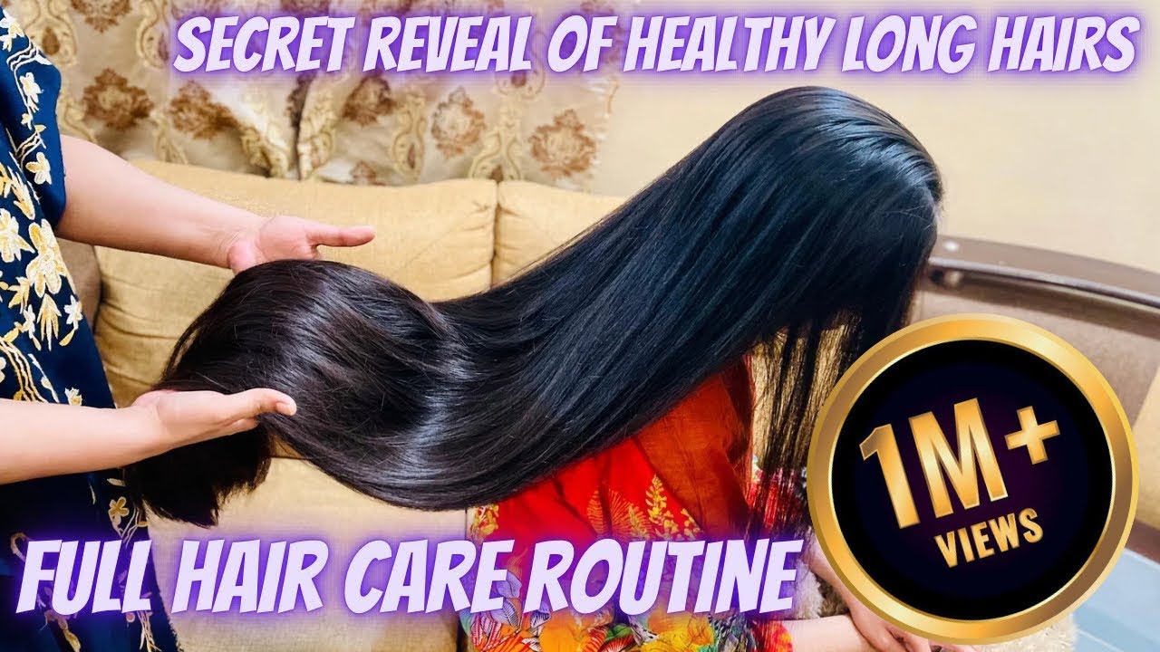 My daughter weekly hair care routine || best hair care tips || secret reveal of healthy long hairs