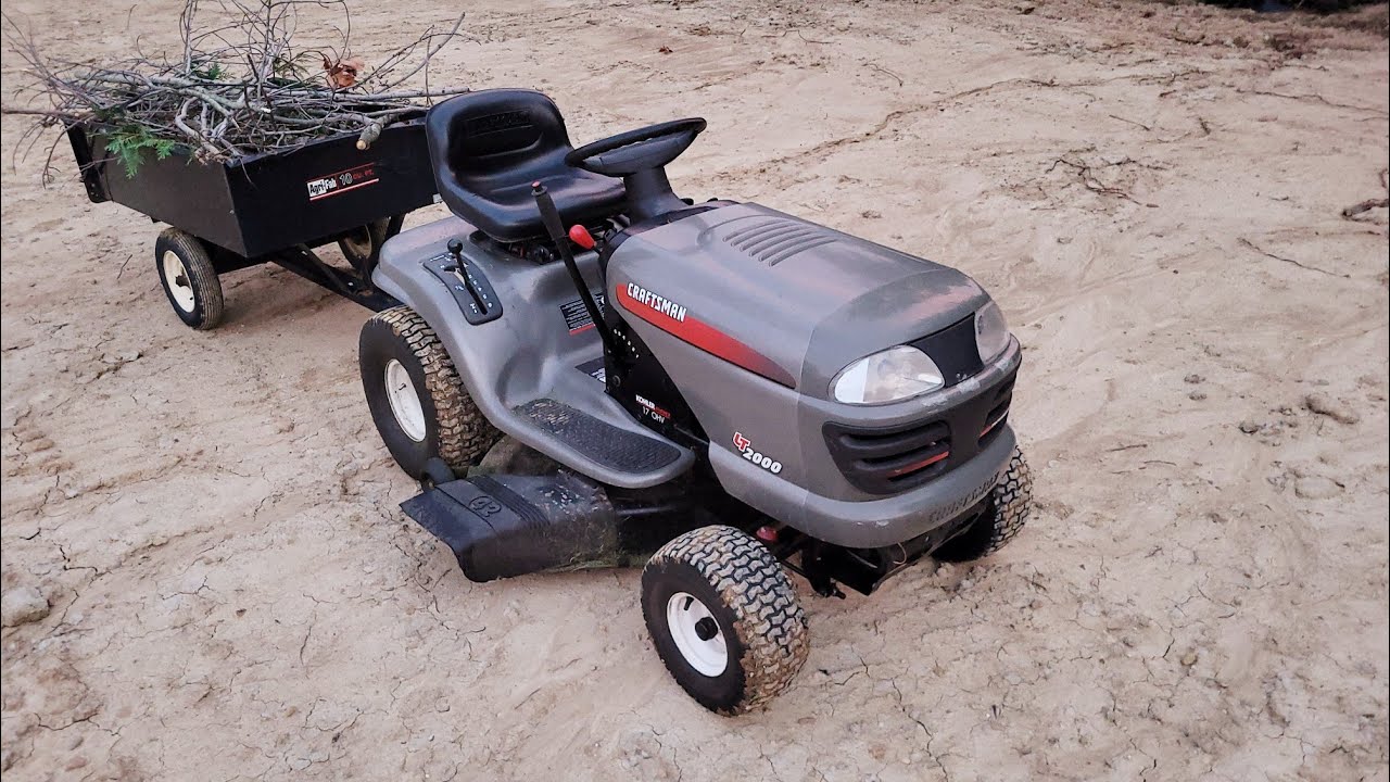 Обзор моего тракторца Craftsman LT2000