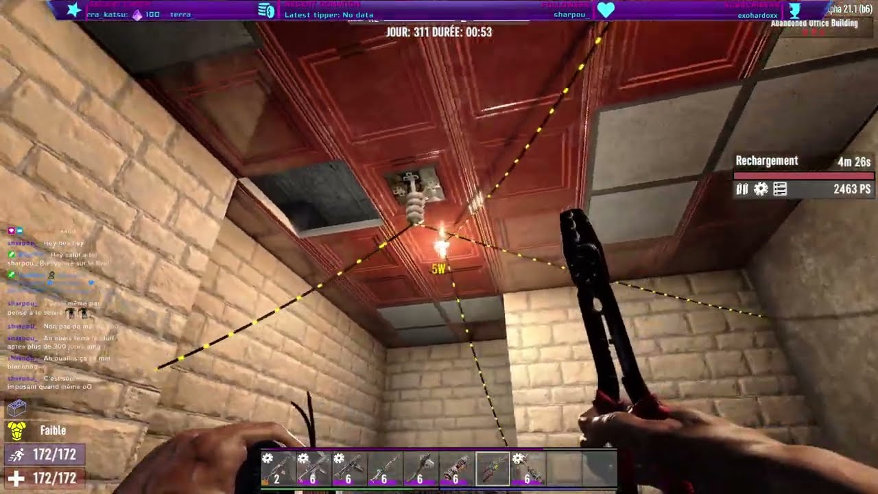 [7 Days To Die] 🟡 Quêtes échelon 6 🔴 POI's Bestiale/ intégration ON 🔥 🔥 🔥