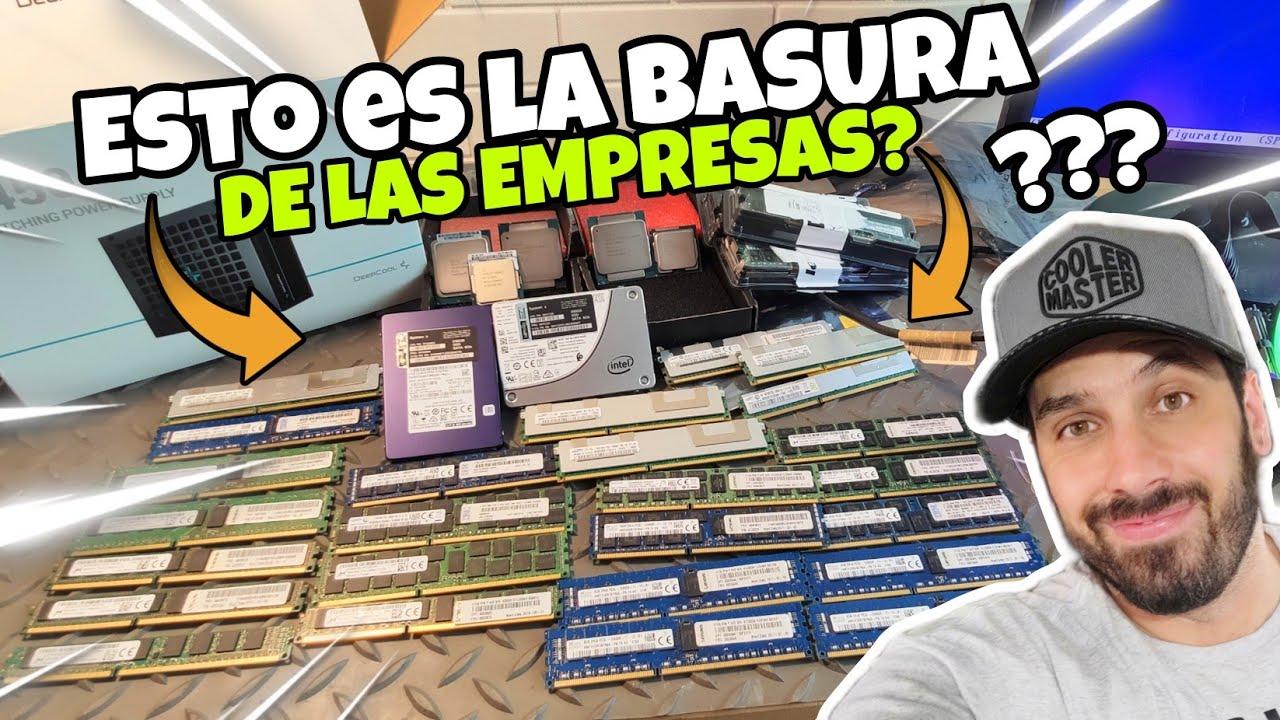🔥Casi VAN A LA BASURA CPU'S XEON RAM'S y SSD'S!! SUSCRIPTOR LOS RESCATA 👈🏻😵