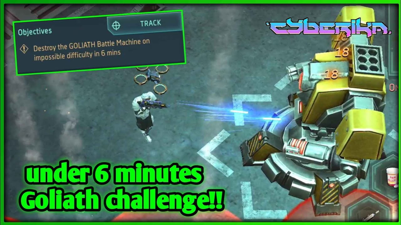 Destroying Goliath under 6 minutes in Impossible Difficulty!! (5:49) | Cyberika Gameplay