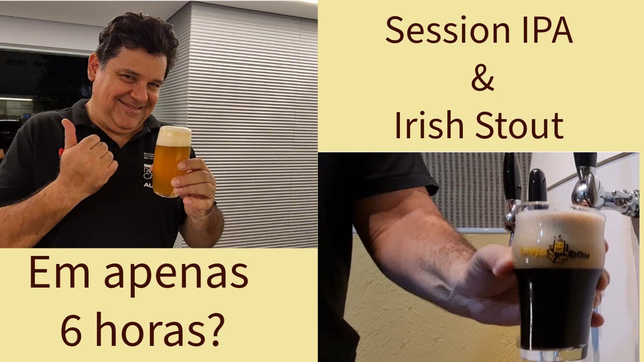 130ª Brassagem - Irish Stout & Session IPA