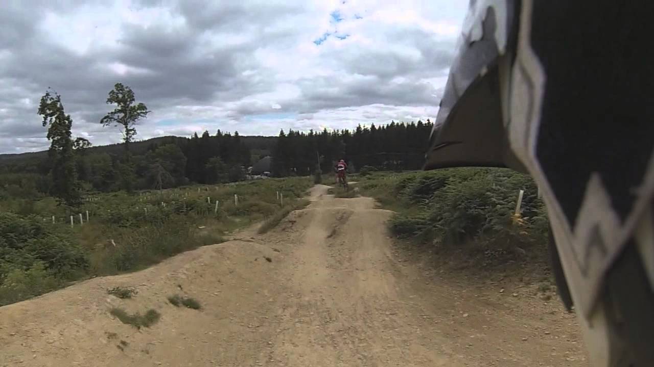FOD downhill jumps at bottom