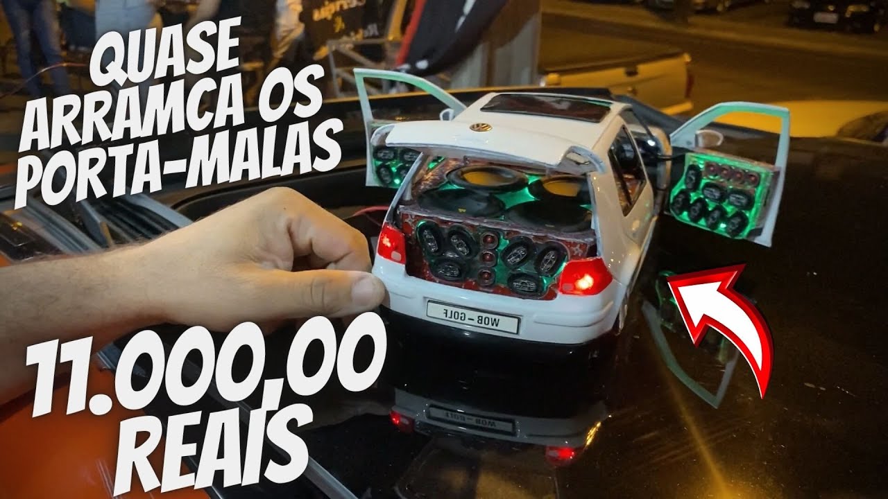 MINIATURA PERFEITA GOLF COM MAIS GRAVE NO BRASIL / TREME TUDO / GÊNIO !