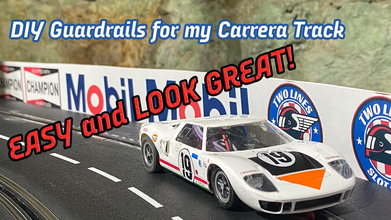Adding DIY Guardrails to my Carrera Track