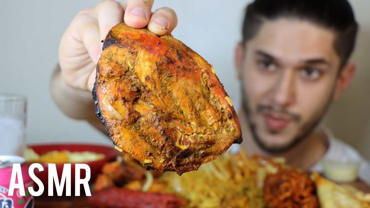 ASMR INDIAN FOOD FEAST | MUKBANG *REAL EATING SOUNDS*