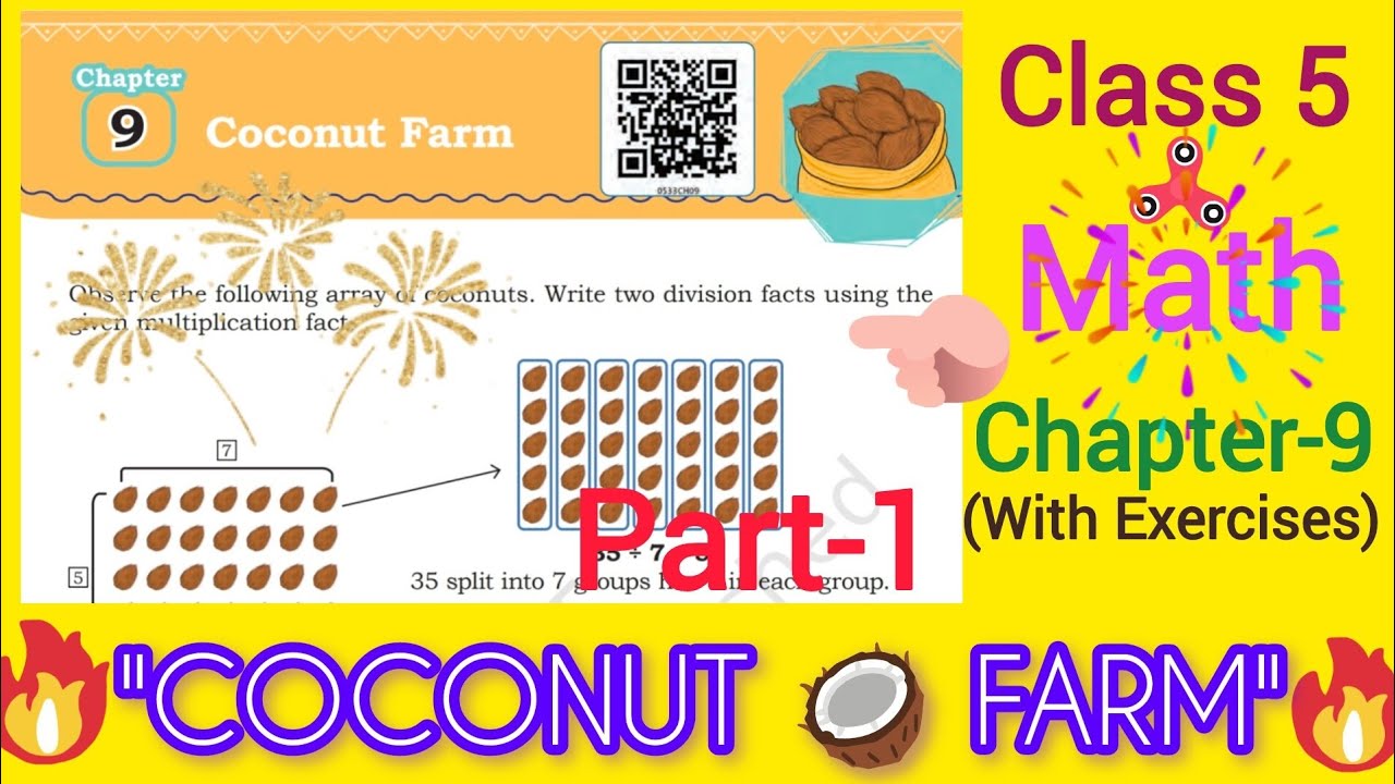 🌴 Coconut Farm Class 5 Math Chapter 9 | Full Explanation with Exercises | NCERT Solutions Part-1