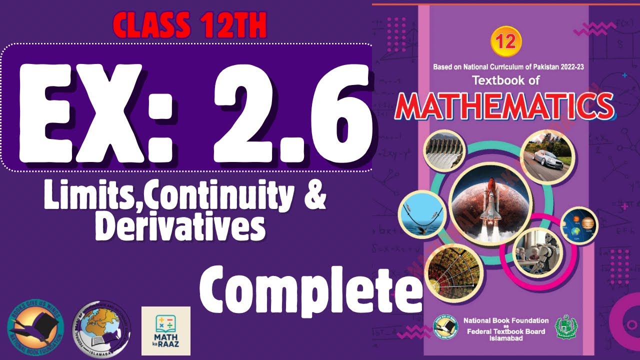 Exercise 2.6 Class 12 maths || NBF 2025 New Book || ex 2.6 NBF Class 12 maths || By Sir Raaz