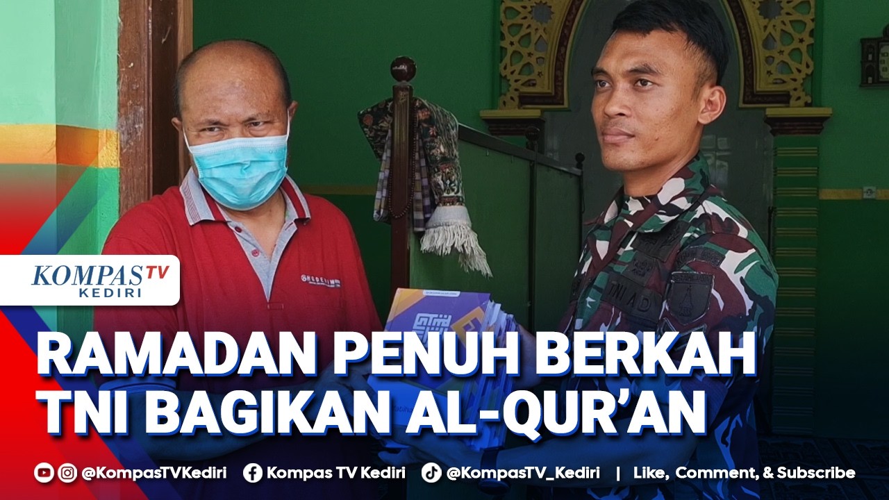Bulan Ramadan, TNI Bagikan Al-Qur’an ke Masjid