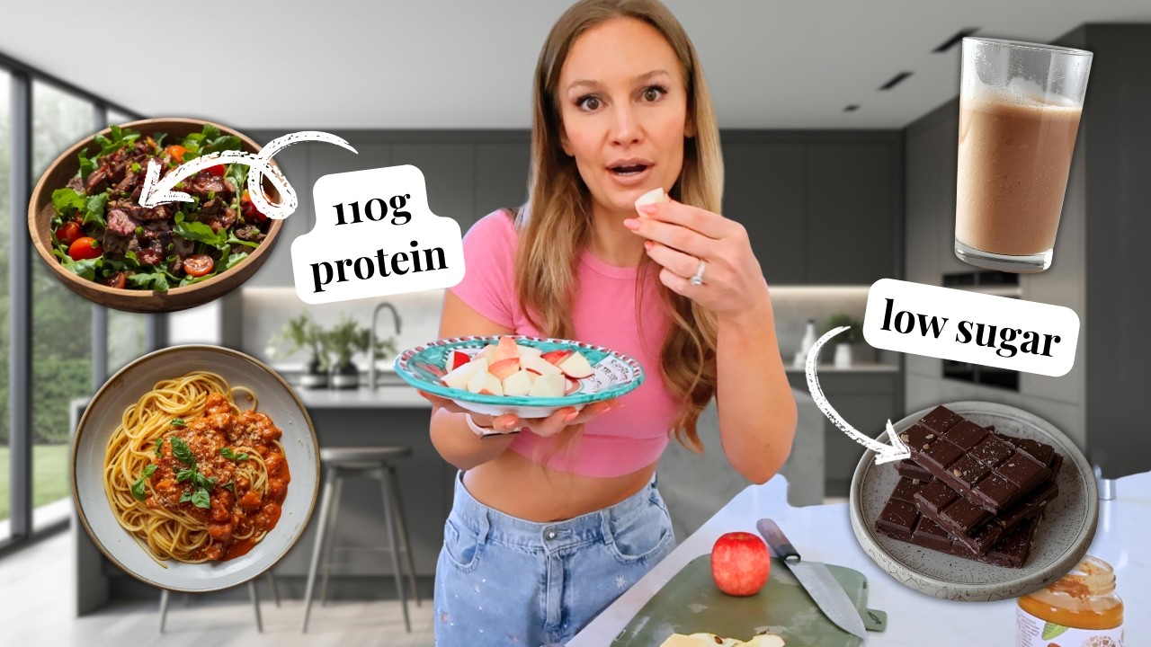 What I Eat in a Day | Low Sugar Diet & High Protein Meals!