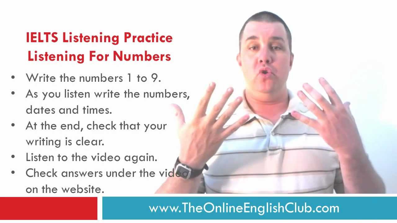 Listening To Numbers, Dates & Times Quiz