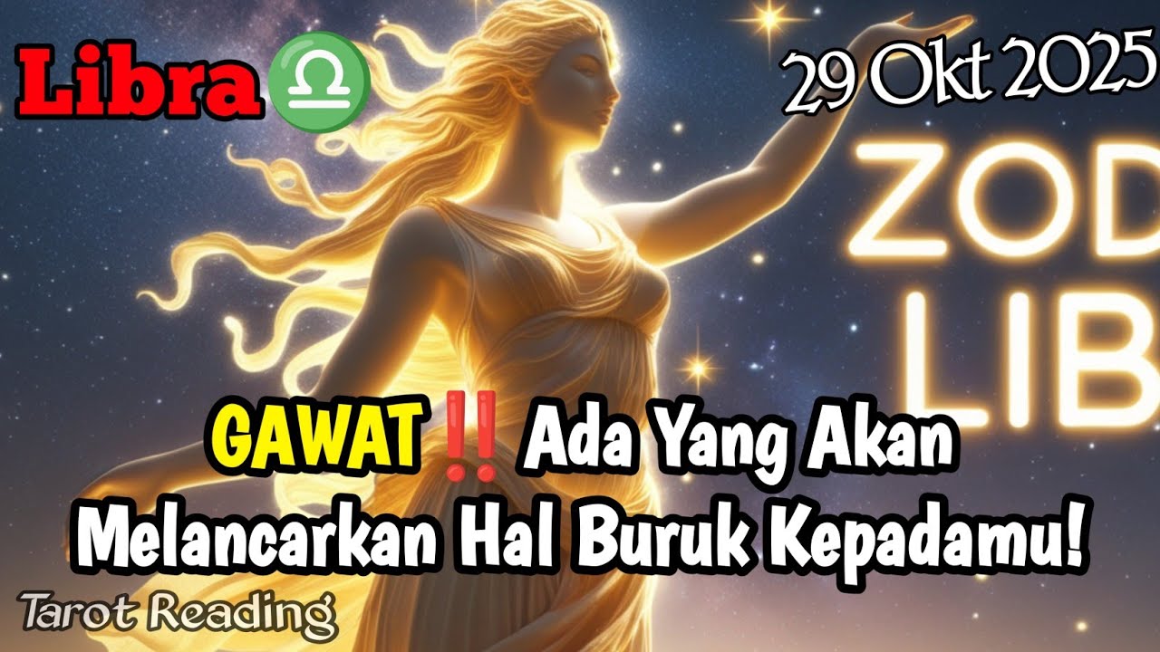 Libra♎ GAWAT‼️Ada Yang Akan Melancarkan Hal Buruk Kepadamu Oktober 2025 - Mata Zodiak