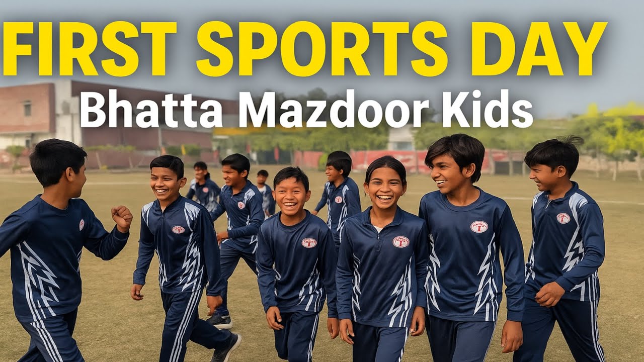 Bhatta Mazdoor Bachon Ka Pehla Sports Day | SPARC NGO Ki Shandaar Kawish | Asif Saeed vlogs