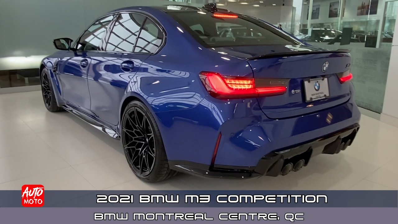 The SOUND of 2021 BMW M3 COMPETITION - Exterior And Interior Walk-Around - BMW Montreal Centre