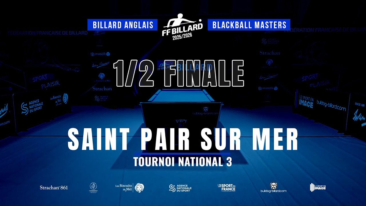 🎱 BLACKBALL - MASTERS 25/26 &ndash; TN N&deg;3 &ndash; 1/2 Finale