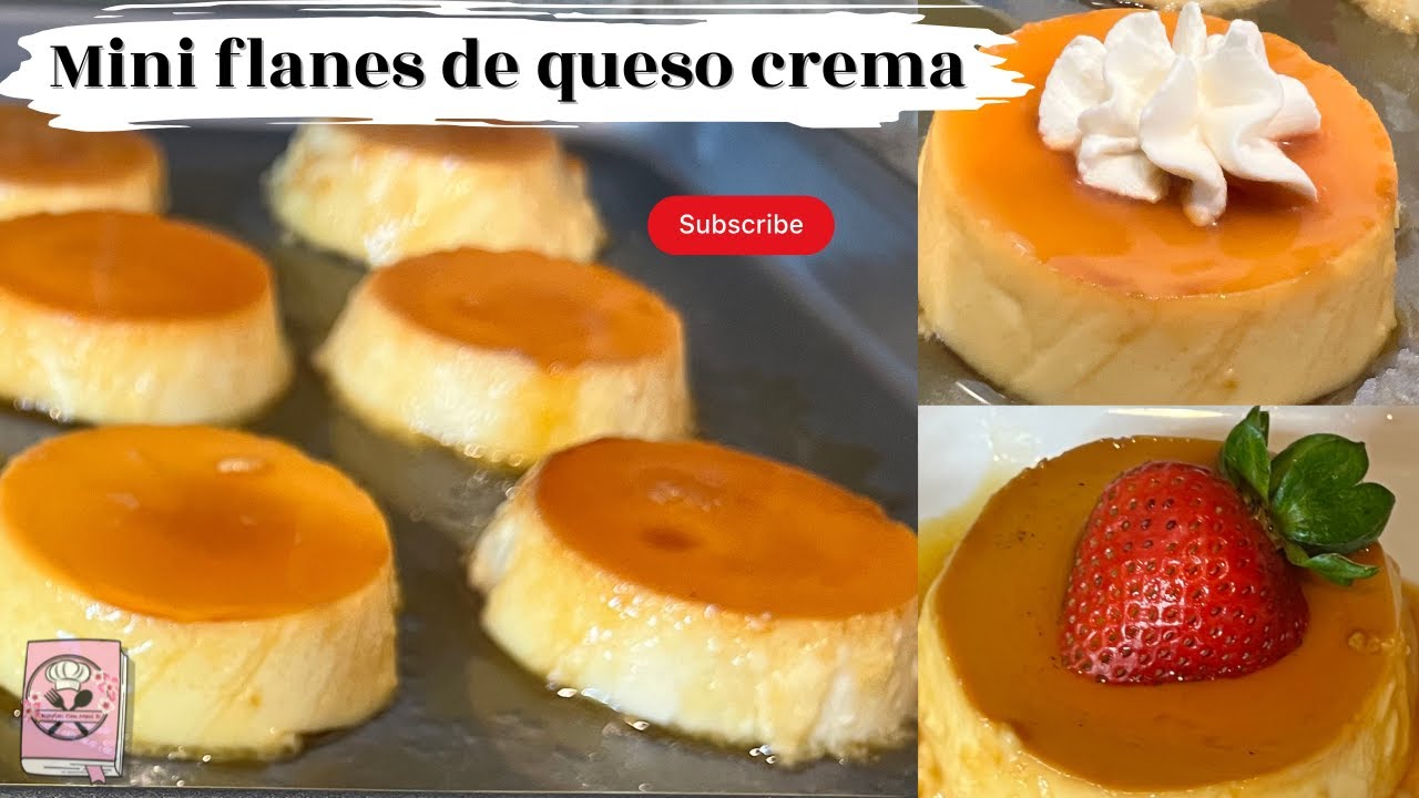 🍮🍮Como hacer mini flanes de queso crema