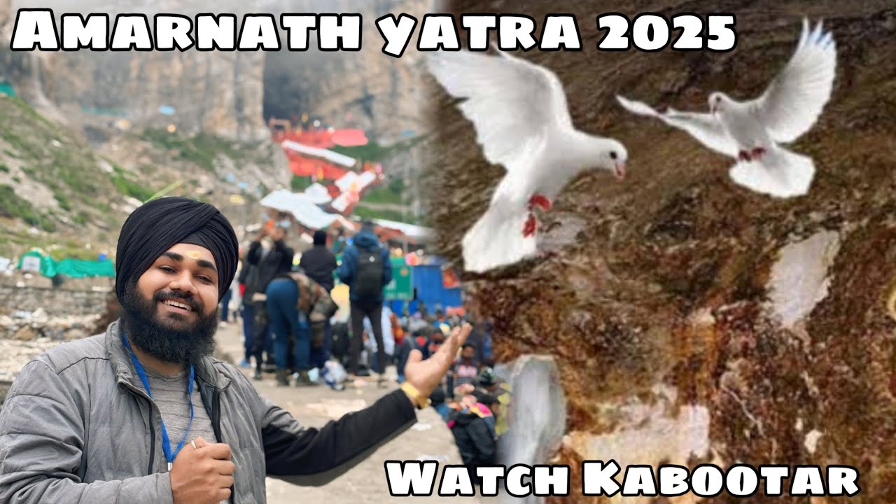 Amarnath Yatra 2025 I got surprised watching kabootar Get  special Darshan for gufa
