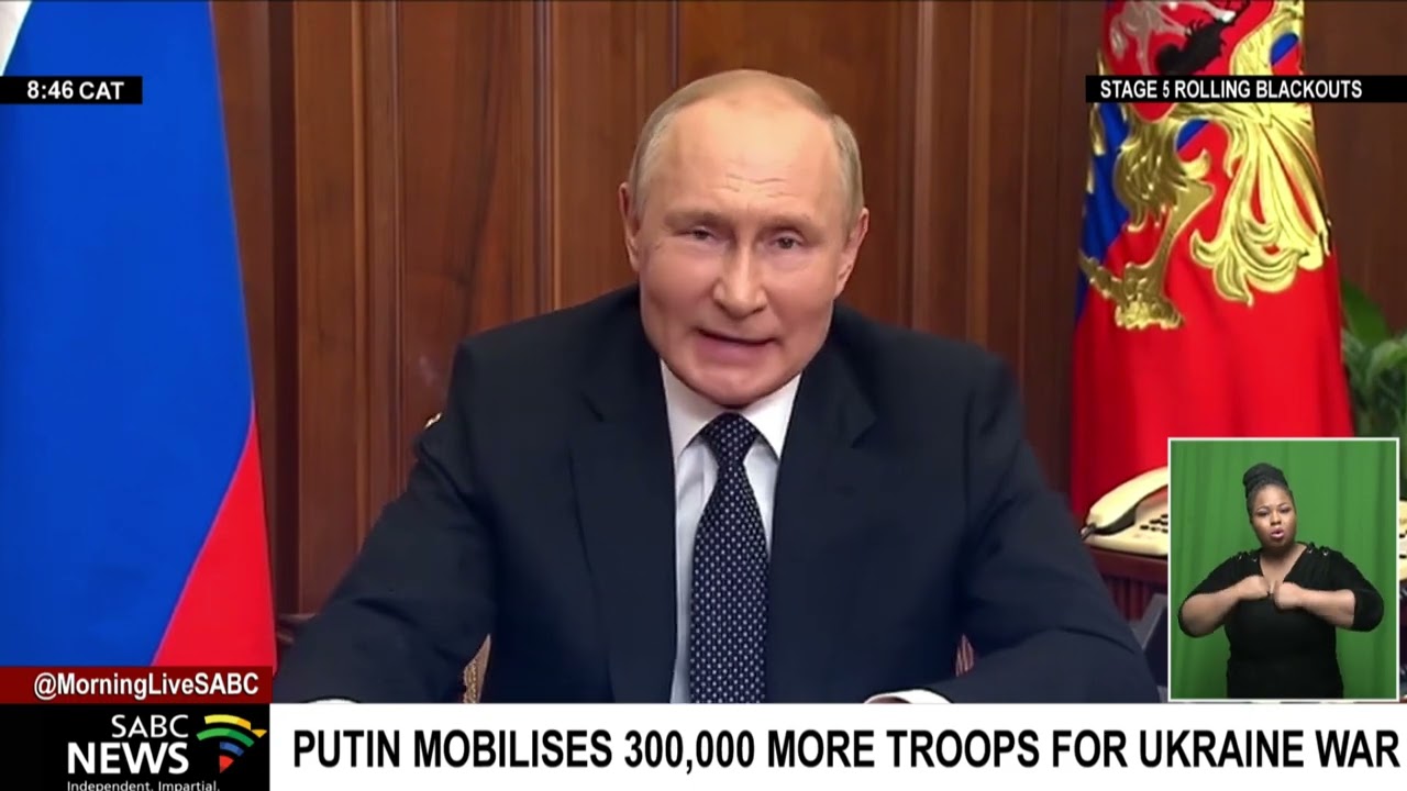 Vladimir Putin mobilises 300 000 more troops for Ukraine war