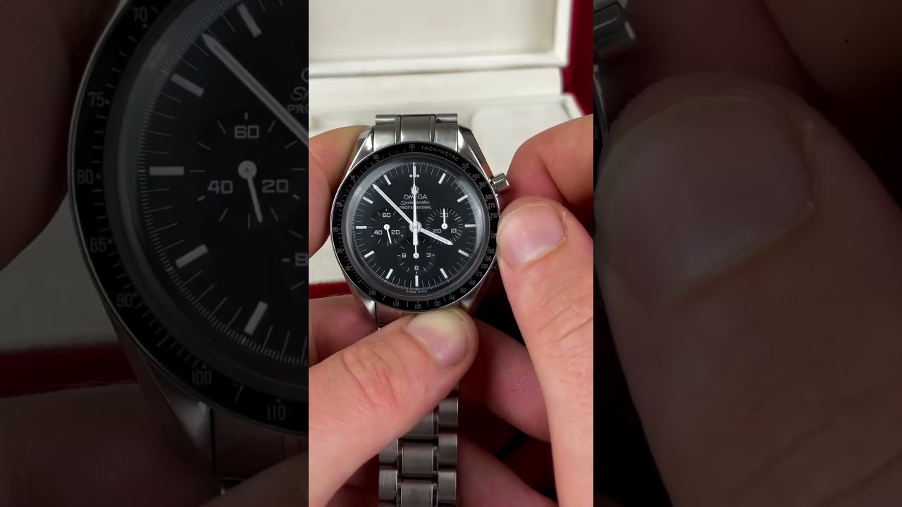 How to set an Omega Speedmaster Professional 🚀🌘👨🏼&zwj;🔧  #chrono #omegaspeedmaster #watch