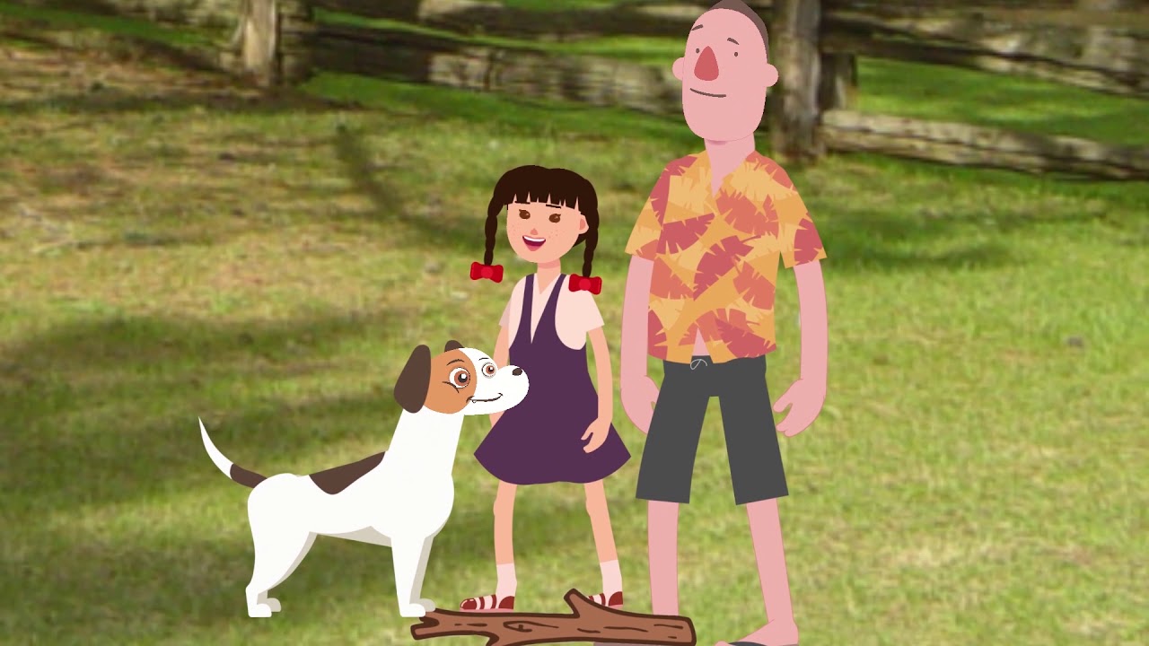 How to take care of your dog for kids in 5 steps Cartoon